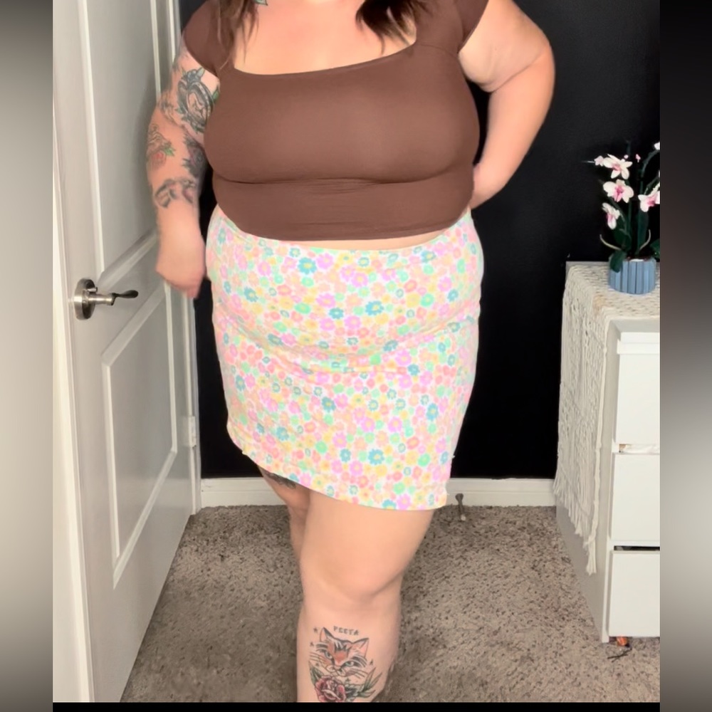 Floral skirt
